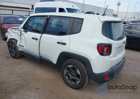 2015 Jeep Renegade Sport from USA, damaged, VIN ZACCJAAT1FPC02292